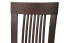 Jedálenská drevená stolička FAGGIO – orech, krémový poťah