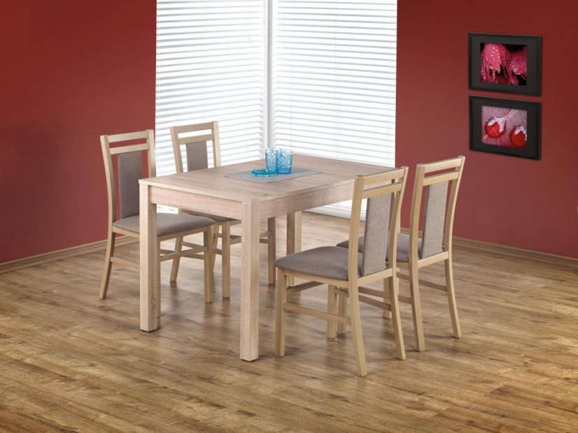 Jídelní rozkládací stůl MAURYCY — 118(+40cm)x75x76 cm, více barev - Barevné varianty MAURYCY: Dub sonoma