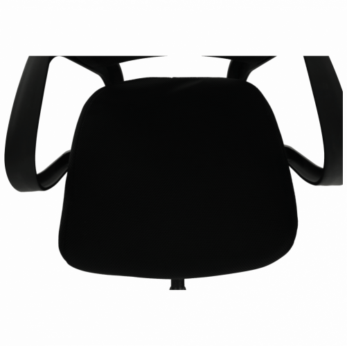 Detská otočná stolička na kolieskach ADRA – plast, čierna