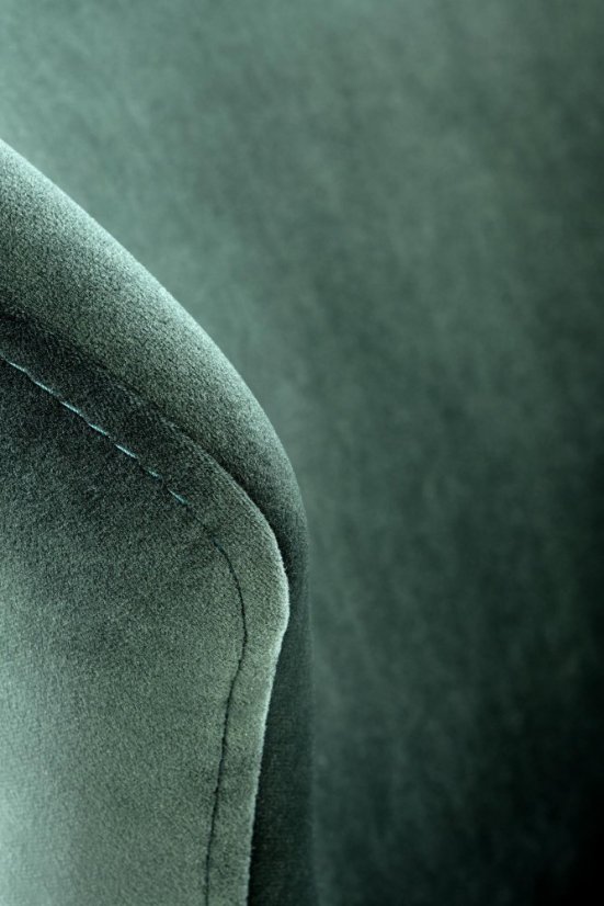 Jedálenské kresielko IMATRA – zamat, zelená