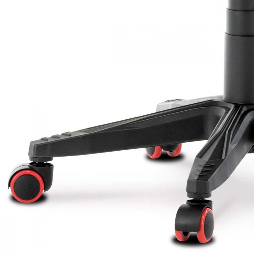 Herné kreslo RACING STYLE - látka, červená