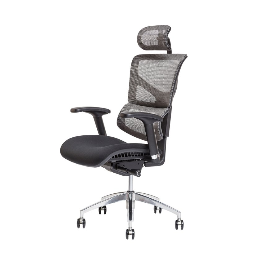 Kancelárska ergonomická stolička MEROPE SP — viac farieb, nosnosť 135 kg - Čalúnenie MEROPE SP: Modrá
