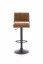 Barová židle SUSI  – ekokůže, hnědá
