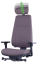 Ergonomická kancelářská židle DIVERSE – pro dlouhé sezení 8–12 h, látka, tmavě hnědá