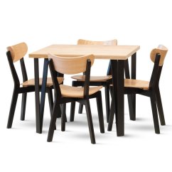 Jídelní stůl KARLOS – moderní design s dubovou deskou, více rozměrů Stima