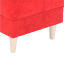 Relaxační křeslo ušák s taburetem ASTRID —  dřevo/látka, více barev - Barevné provedení křesla ušák ASTRID: Hnědá