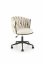 Kancelářská otočná židle TALON — látka, béžová