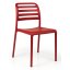 Plastová jídelní židle Stima COSTA – bez područek, nosnost 200 kg - Barva plastu Stima: Rosso/P