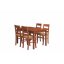 Dřevěná jídelní židle s čalouněným sedákem Stima LORI – bez područek, nosnost 130 kg
