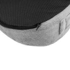 Ergonomický podsedák pod hýždě - paměťová pěna, šedá