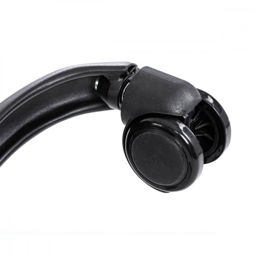 Kancelárske kreslo EZRA — kov, látka, sivá