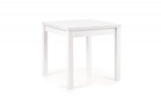 Jídelní rozkládací stůl GRACJAN - 80x80+80, MDF, bílá