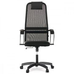 Kancelárske kreslo SWEET - látka, sieť, čierna