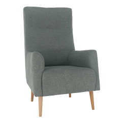 Křeslo ušák SAMY — masiv, látka, více barev