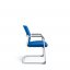 Jednací židle Office More JCON WHITE — více barev, nosnost 120 kg - Čalounění JCON: Modrá