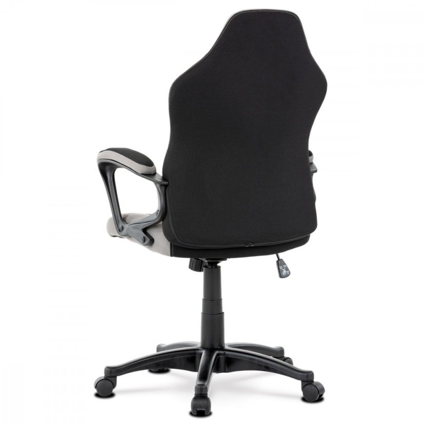 Herní křeslo L611 – látka, šedá / černá / modrá Autronic