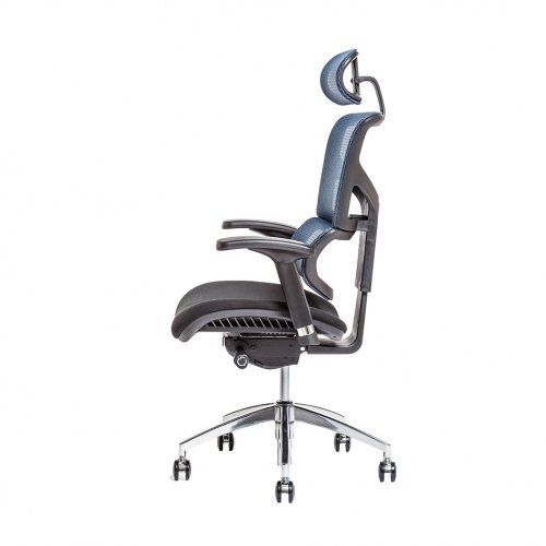 Kancelářská ergonomická židle Office Pro MEROPE SP — více barev, nosnost 135 kg - Čalounění MEROPE SP: Černá