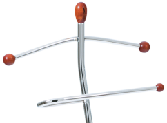 Němý sluha PAKET — chrom / třešeň Autronic