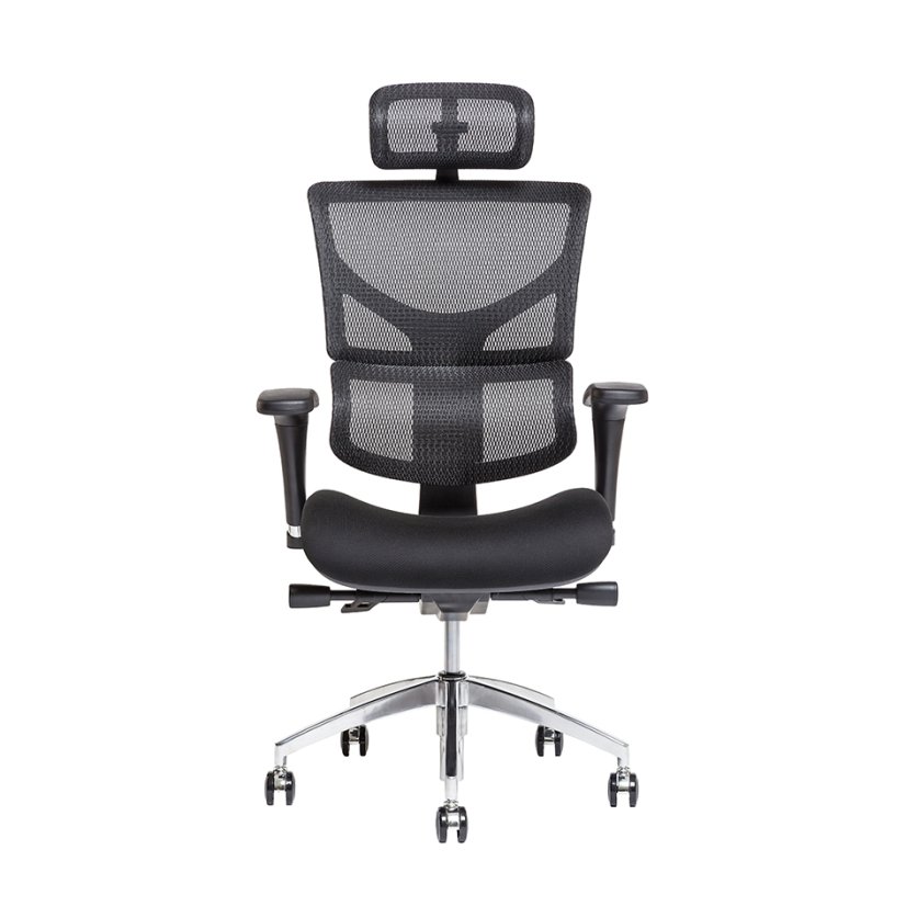 Kancelárska ergonomická stolička MEROPE SP — viac farieb, nosnosť 135 kg - Čalúnenie MEROPE SP: Modrá