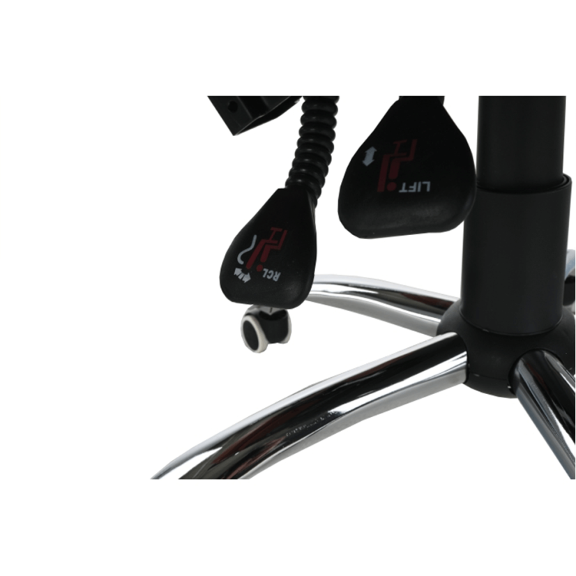 Kancelárske kreslo DRAKE — PU koža, hnedá