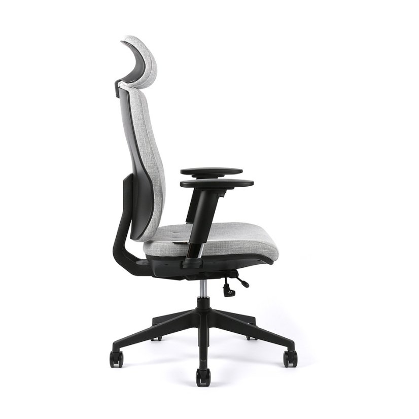 Kancelárska ergonomická stolička SELENE — viac farieb - Čalúnenie SELENE: Čierna F91