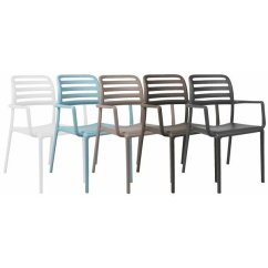 Plastové jídelní křesílko Stima COSTA – s područkami