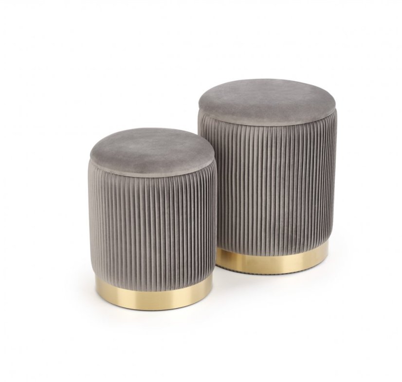 Set taburetov MONTY – zamat, kov, viac farieb
