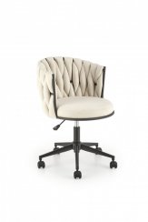 Kancelářská otočná židle TALON — látka, béžová