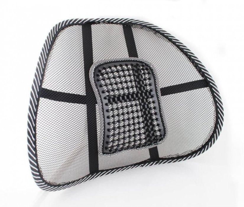 Chrbtová masážny opierka – čierna