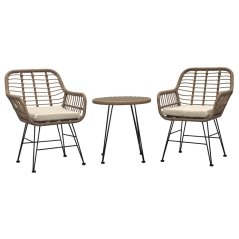 Zahradní set 1+2 RATTANIA – polyratan, přírodní Autronic