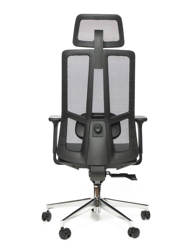 Kancelárska ergonomická stolička Sego STRETCH — čierna