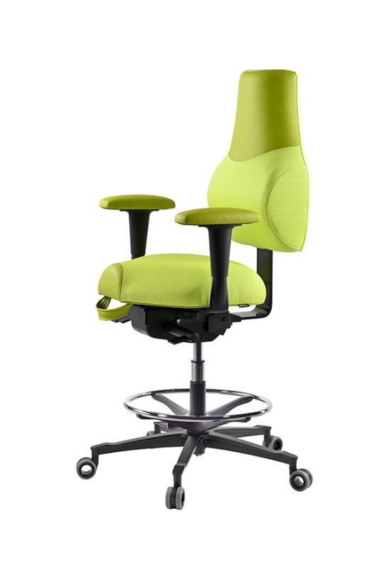 Zdravotní židle THERAPIA STANDI zvýšená -⁠ na míru, eko kůže, více barev