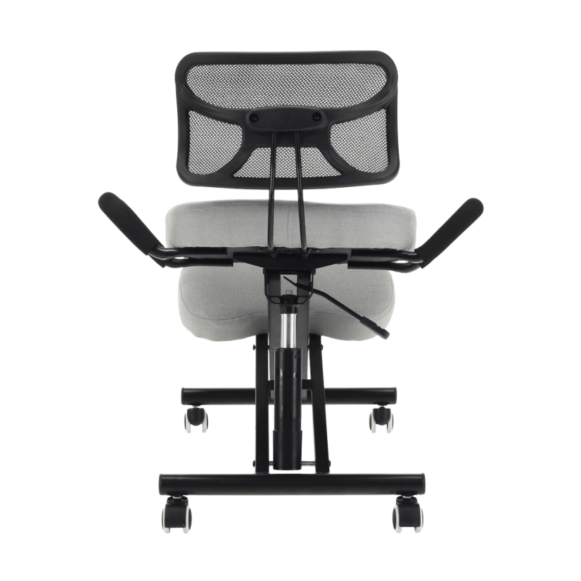 Ergonomická kľakačka RUFUS – Čierna, Látkový poťah
