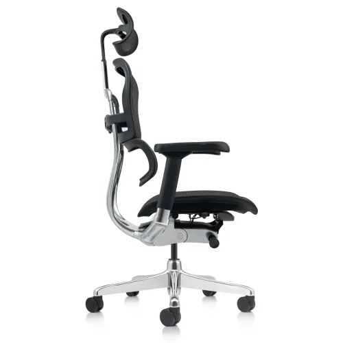 Kancelářská ergonomická židle SIRIUS Q24 NEO – celosíť, černá, nosnost 150 kg, záruka 3 roky