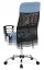 Kancelářská otočná židle POND na kolečkách — chrom, látka, více barev - Barevné varianty židle POND: Zelená