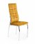 Jídelní židle SAGAL – samet, více barev - Čalounění SAGAL: Žlutá
