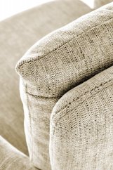 Kancelářská otočná židle FLORES — látka, béžová Halmar