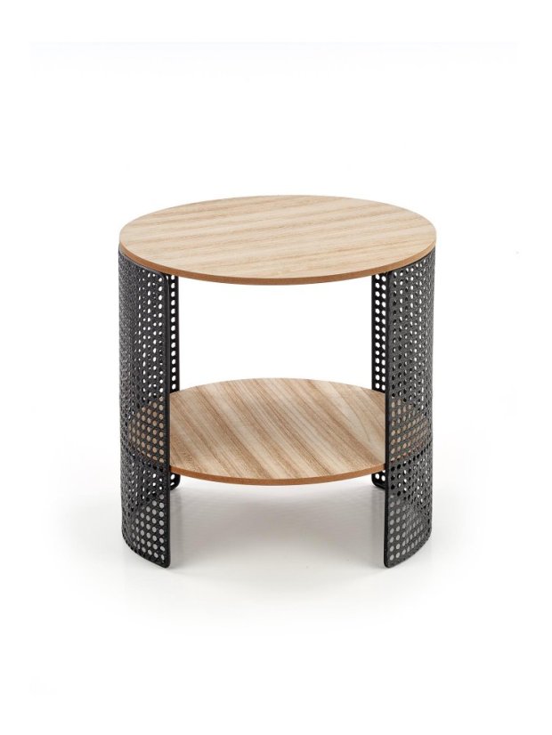 Konferenčný stolík TRAFICA — prírodná / čierna