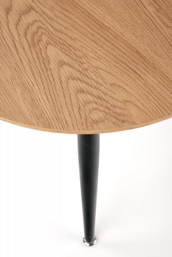 Set konferenčních stolků MENTONA 2 — zlatý dub / černá Halmar