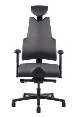 Zdravotní židle THERAPIA BODY+ EVO (XL) — látka, šedá