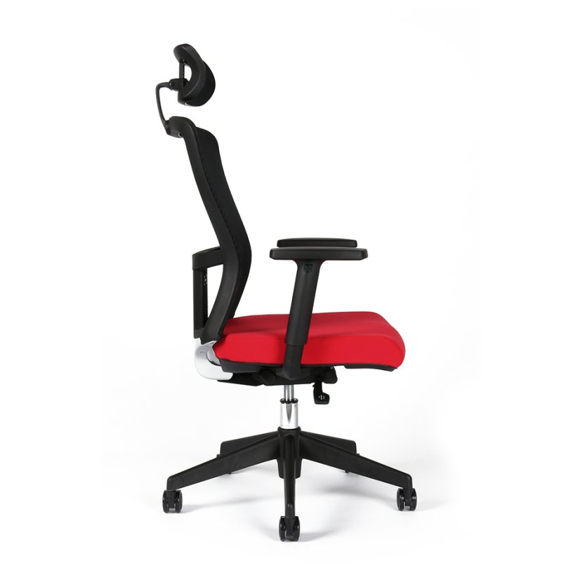 Kancelárska ergonomická stolička Themis SP - s podrúčkami aj podhlavníkom, viac farieb - Farba sedadla Themis: Čierna TD-01