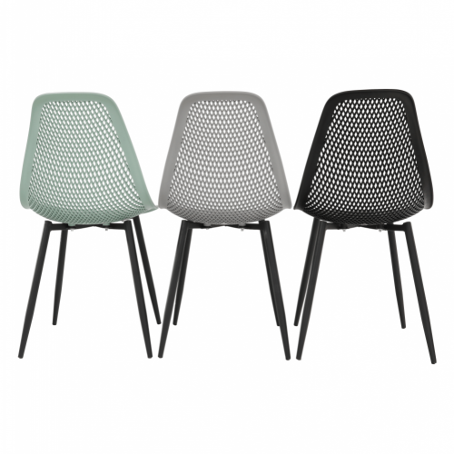 Jídelní židle TEGRA TYP 2 – plast, kov, více barev