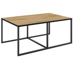 Konferenční stolek BARBOSSA – dub, černá