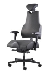 Zdravotní židle THERAPIA BODY+ ML (150 - 165 cm) –⁠ na míru, coal