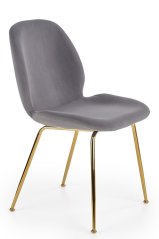Jedálenská stolička AFRODITA – látka, sivá