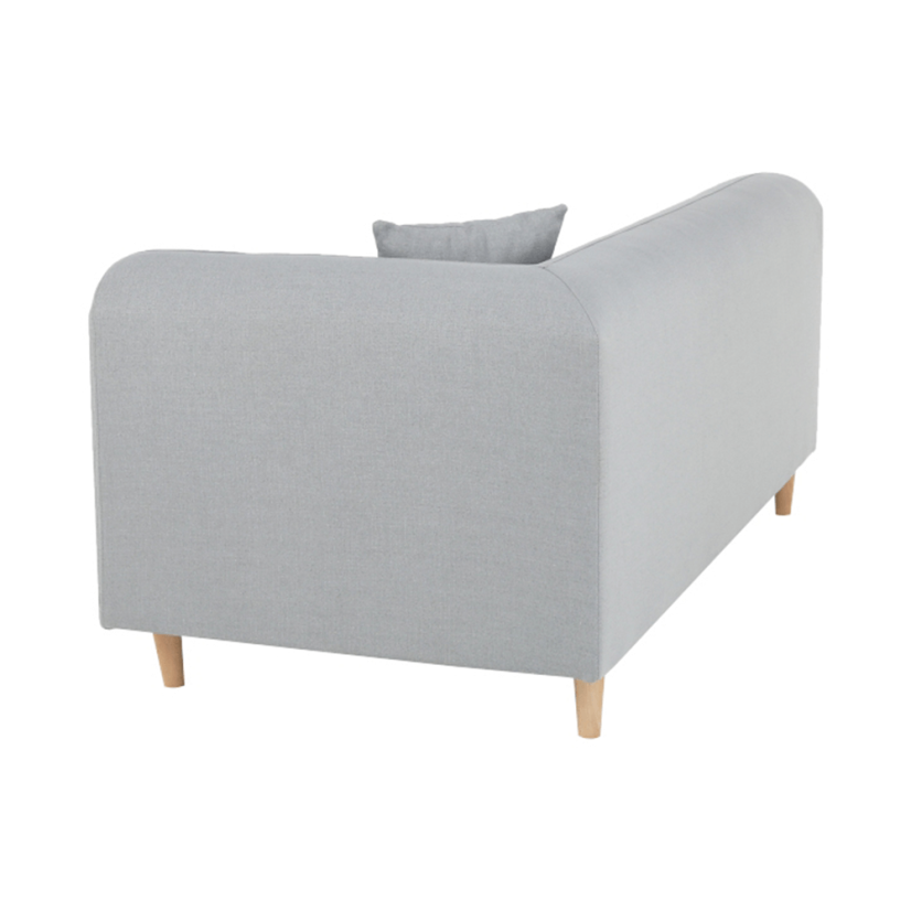 Rohová pohovka BROKEN – látka, šedá, pravá Kondela