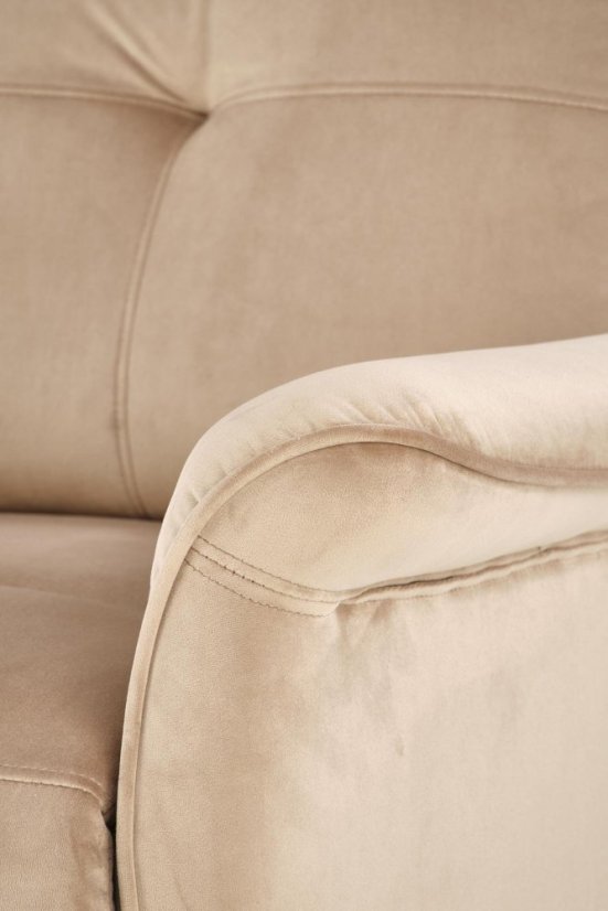 TV kreslo SEMIR s elektrickým polohovaním - látka, béžová