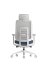 Ergonomická kancelárska stolička K42 WHITE SP – sieť/čalúnená, modrá