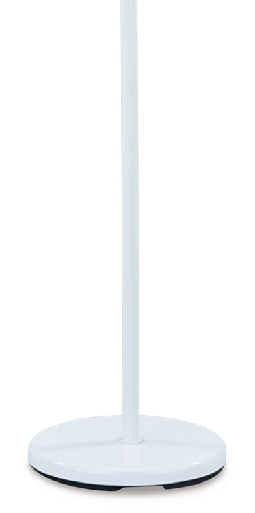 Stojanový vešiak Alex — kov, biela