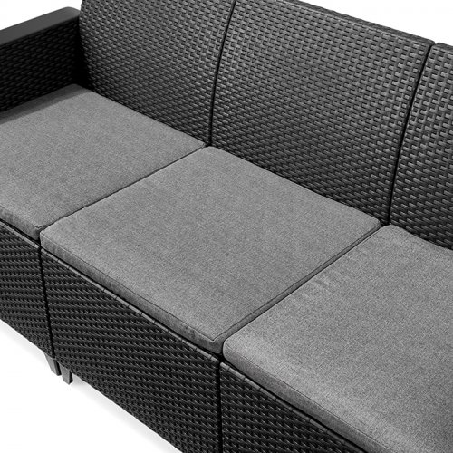 Zahradní set EMMA 3 sofa set - grafit